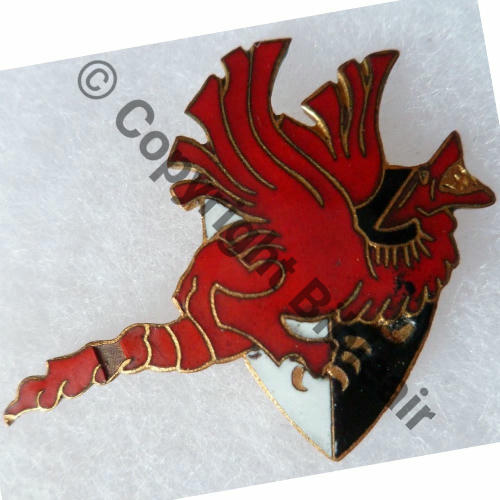 506.1 GAO.1.506 METZ rouge  SM 2Anneaux Dos lisse irreg Src.leberetvert 340EurInv 